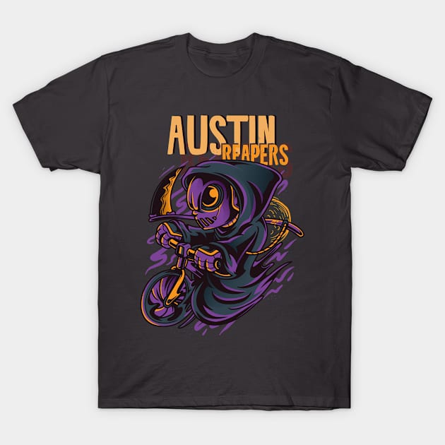 Austin Texas Reapers T-Shirt by LaarniGallery